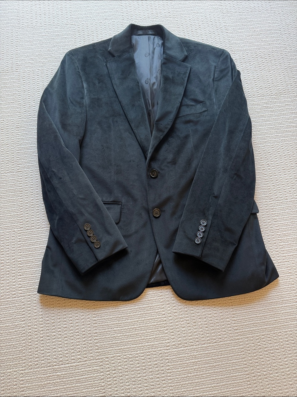 Ralph Lauren Men's Black Suede Sport Coat Blazer Size 38S
